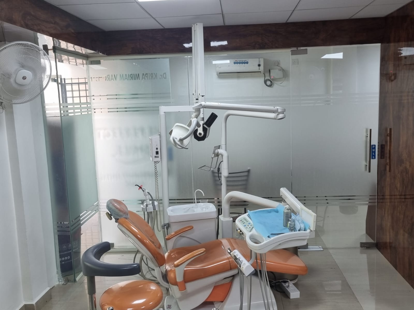 State-of-the-art dental chair at Perfect Smile Dental Clinic Electronic City